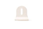 PATTE DE FIXATION ABRI CRISTAL + MOTORISE RAL9010