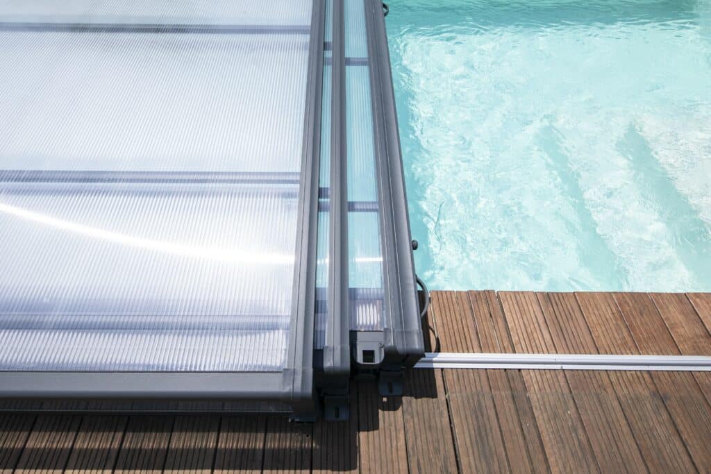 Abri de piscine ultra bas télescopique - Abrisud Shop