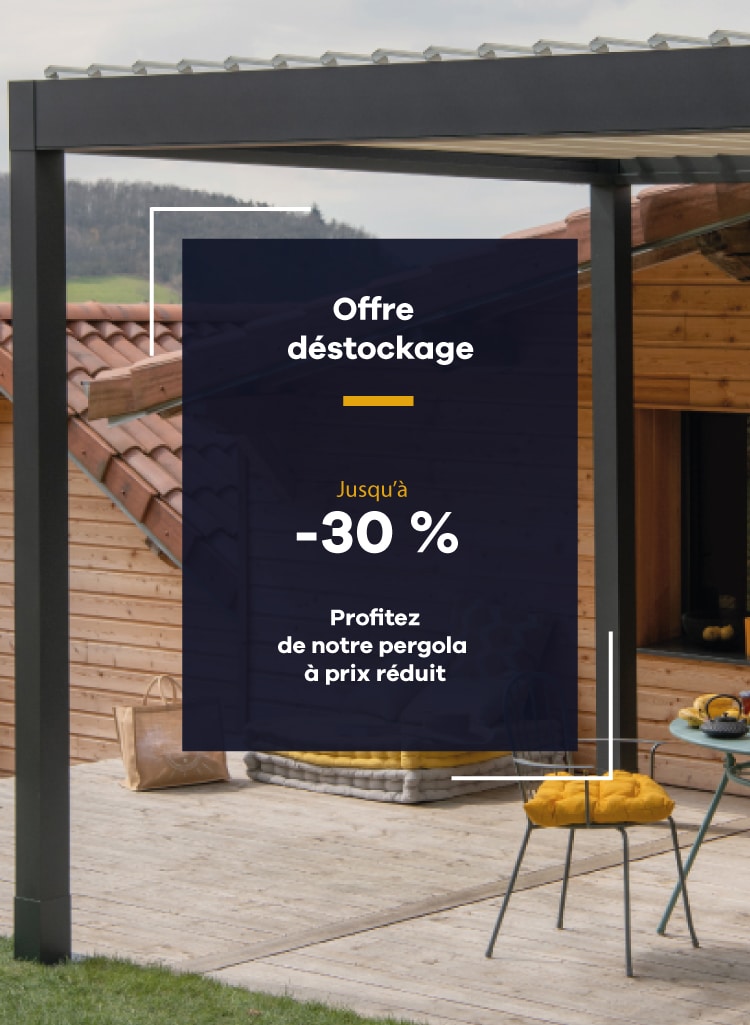 offre destockage pergola